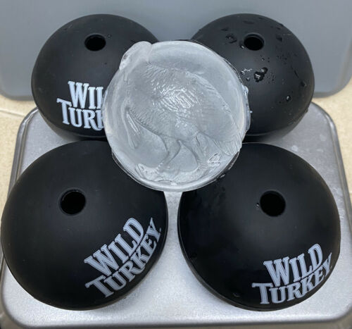 Wild Turkey Bourbon Promo Silicone Ice Molds Rare