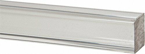 Acrylic Square Rod (extruded) - Clear - 72" X 1/4"  (pack Of 10) (nominal)