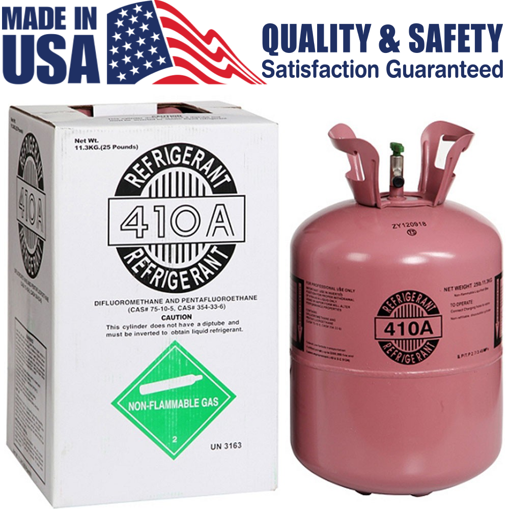 R410a Refrigerant 25lb Cylinder ***lowest Price On Ebay ***new Factory Sealed!!
