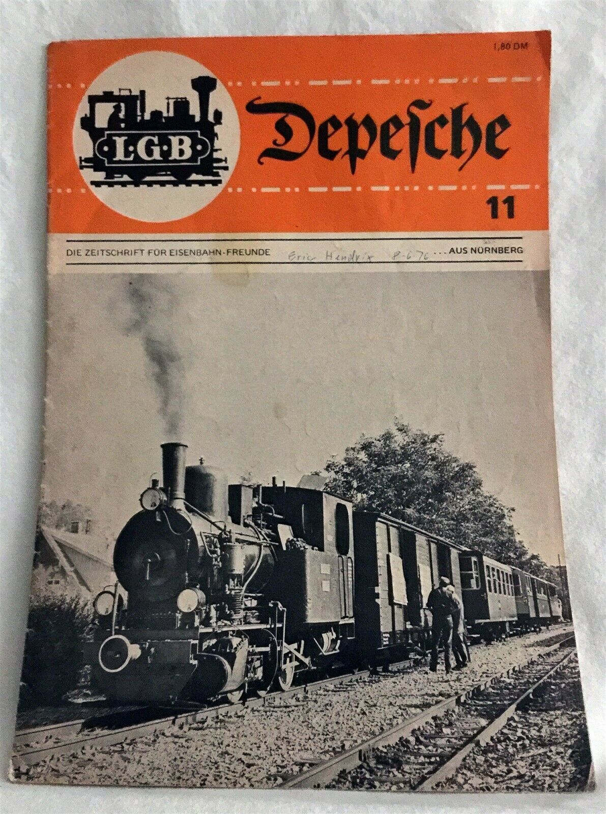 G-scale Train Garden Railway: LGB Depesche Dispatch Magazine 1971 #11