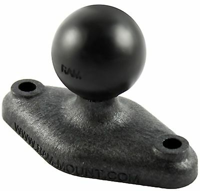 Rap-b-238u 1'' Ball Composite Ram Mount Diamond Base Plate 2.43"x131" Amps Hole