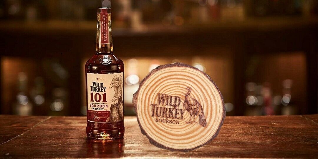 Wild Turkey Whiskey Wooden Coasters