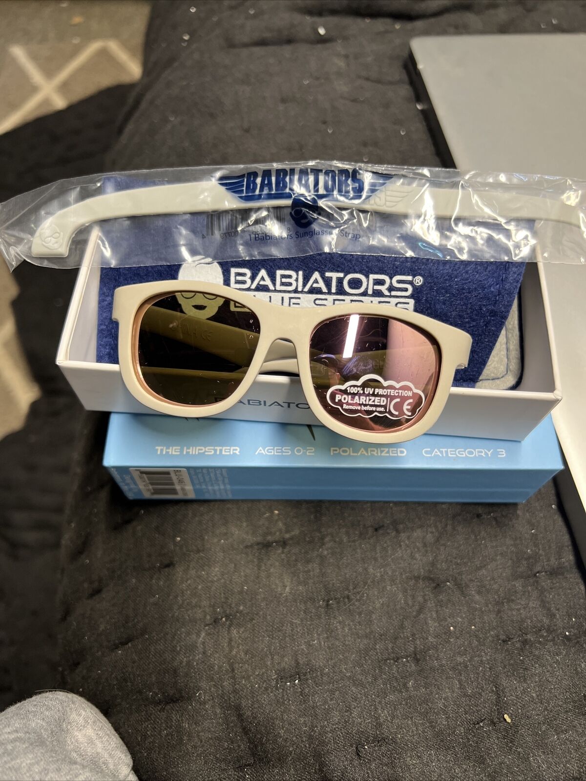 Babiators Sunglasses Blue Series Baby Child Ages 0 - 2 Aviators Glasses