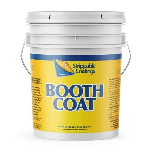 BOOTHCOAT 1780 CLEAR - PROTECTIVE BARRIER FOR GRATES, FLOORS, AND WALLS - 5 Gal