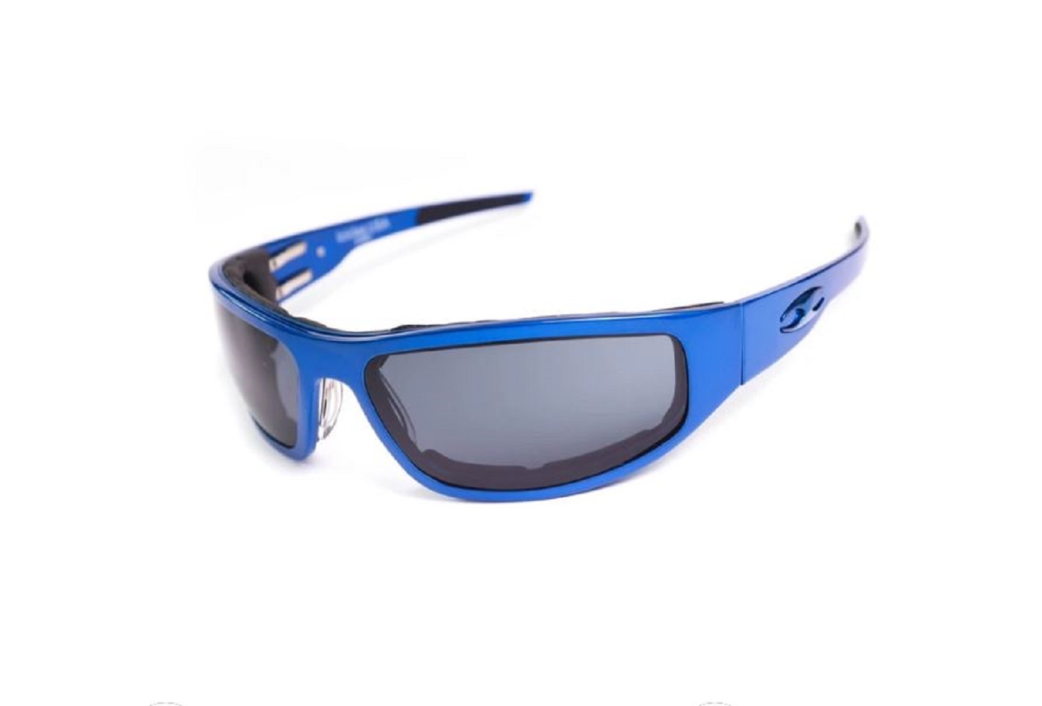 New Icicles Bagger Standard Grey Lens Sunglasses With Flat Blue Frame