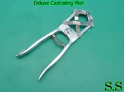 Deluxe Castrating Plier Veterinary Instruments New