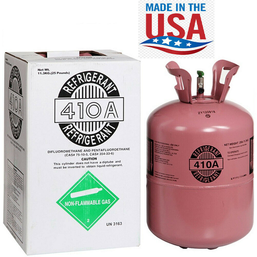 R410a, R-410a R 410a Refrigerant 25lb Tank. New Factory Sealed Made In Usa!!!