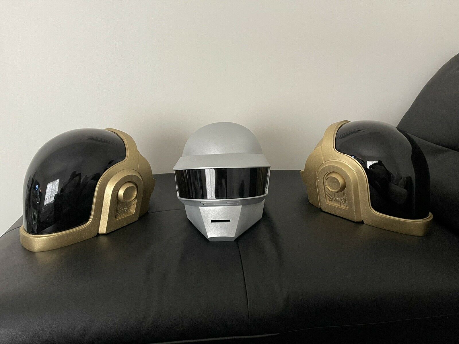 Daft Punk Helmet replica Thomas Bangalter Fully ASSEMBLED (METALLIC Silver)