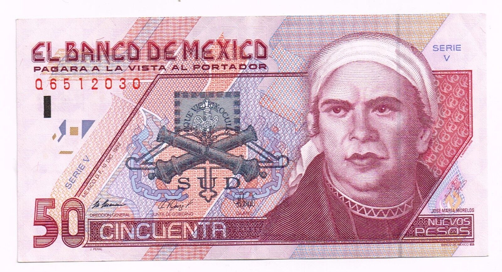 2000 MEXICO 50 PESOS COMMEMORATIVE NOTE - p112