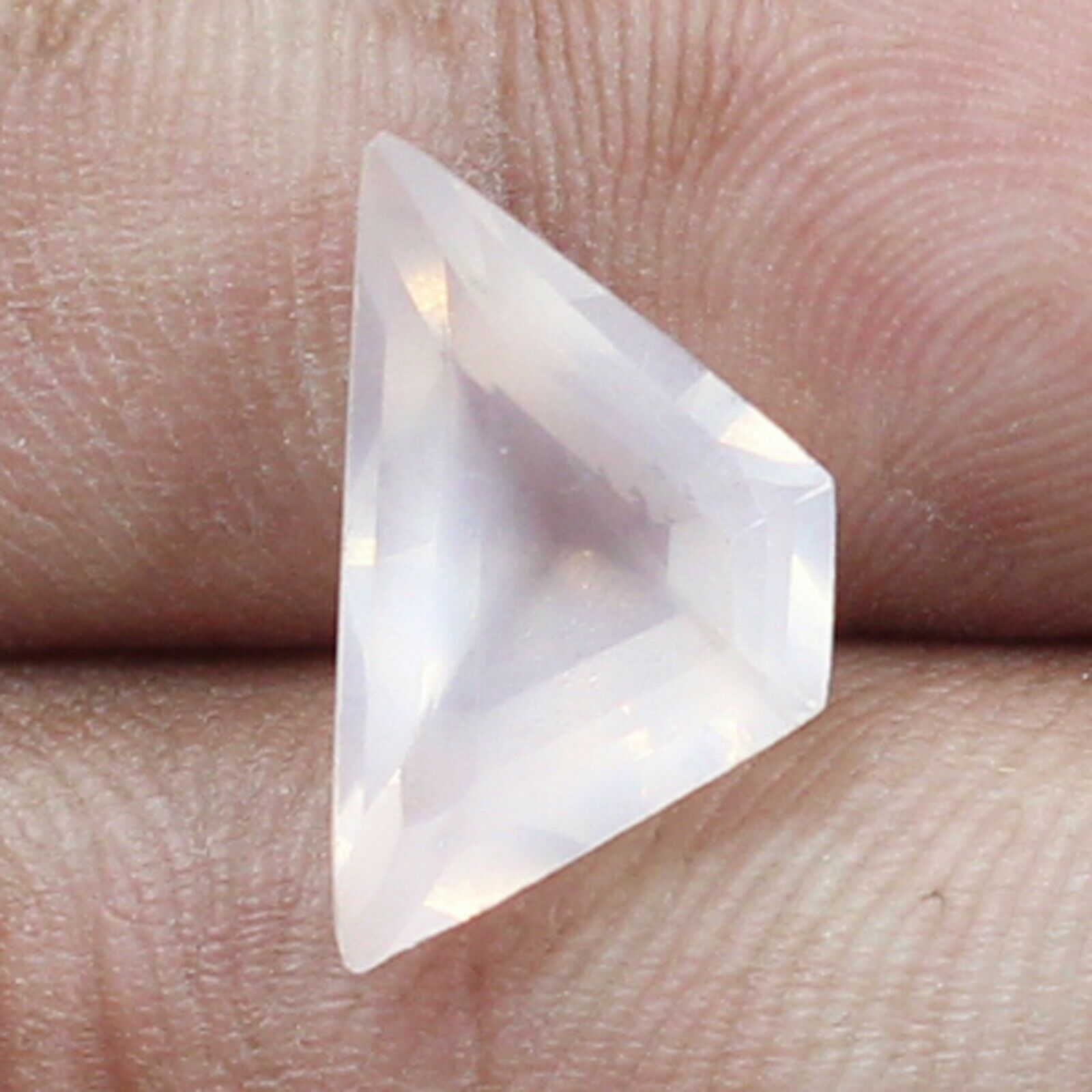 Rose Quartz Faceted Cut Fancy Shape Loose Gemstone For Rings Pendants 17x10mm