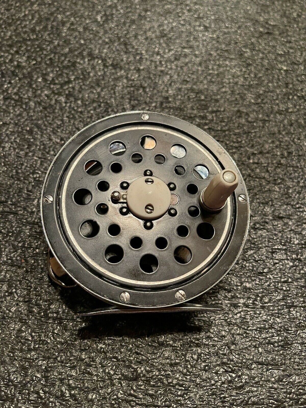 Vintage Olympic Fly Fishing Reel, Good Drag & Clicker, Made In Japan