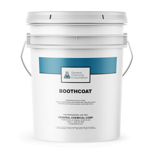 BOOTHCOAT 5201 - PEELABLE WHITE PROTECTIVE COATING FOR SPRAY BOOTH 5 GALLONS