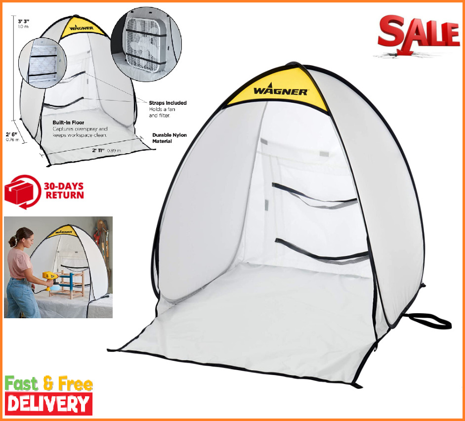 Wagner Small Studio Spray Tent Portable Spray Shelter Paint Booth for DIY Hobby