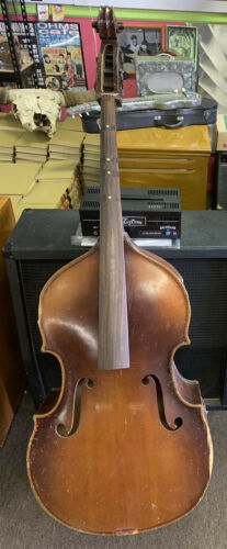 Vintage 1951 Kay Upright Bass Fiddle Model H-10 1/2 Size For Restore Project