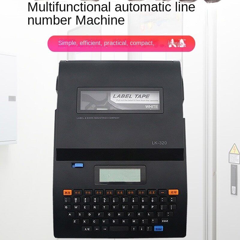 Can Connect Pc Electronic Lettering Machine Pvc Tube Printer Wire Marker Machine