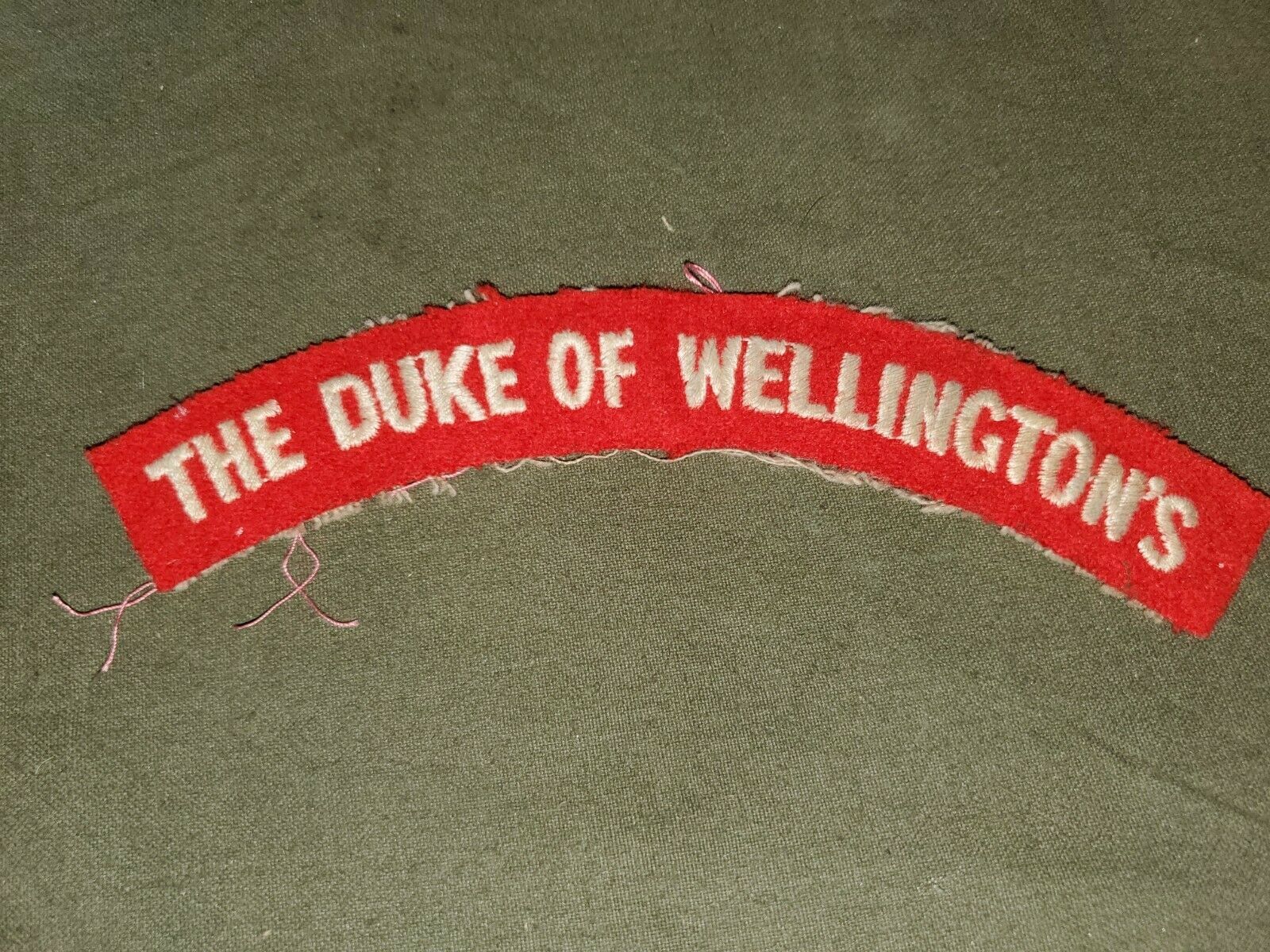 Wwi British Duke Of Wellington's Shoulder Rocker Rab
